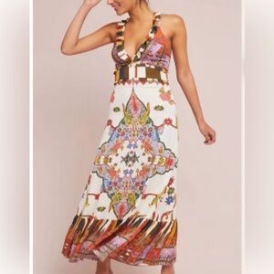 Cleobella Les Arcades linen lined maxi dress from Anthropologie